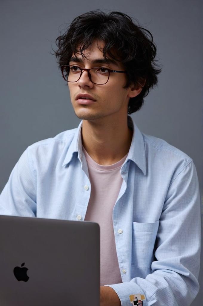 Brown Square Full Rim