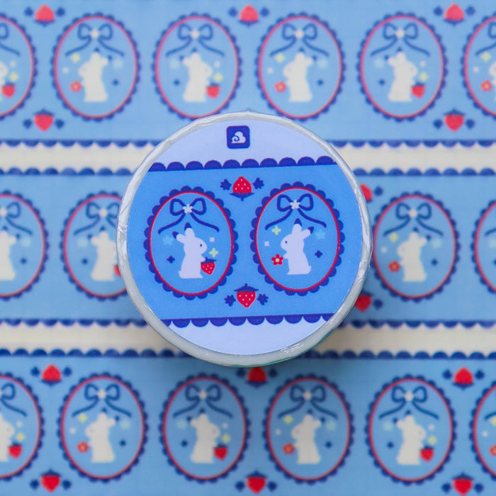 Bunny Blue Ribbon Washi Tape