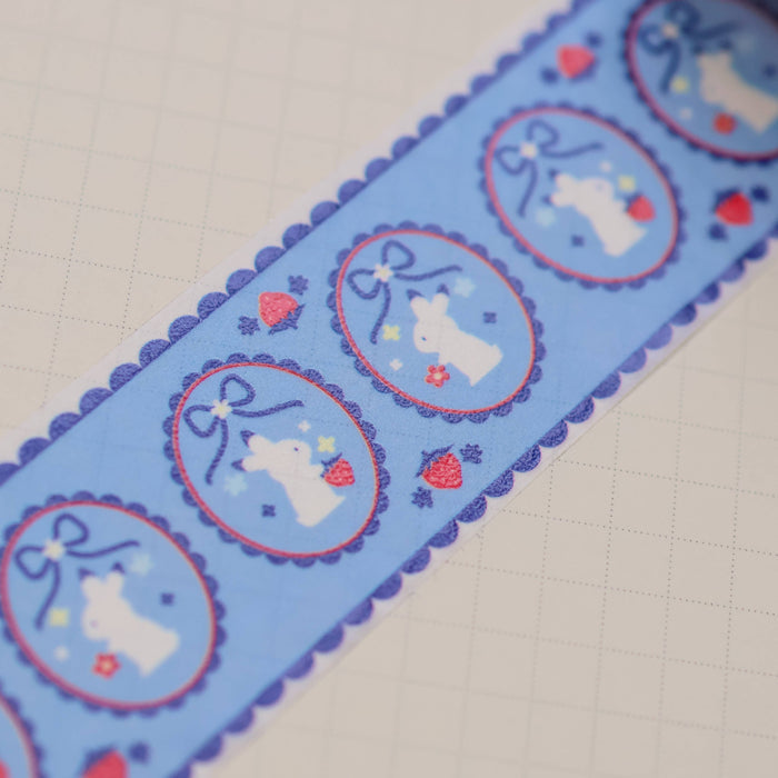 Bunny Blue Ribbon Washi Tape