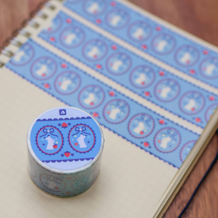 Bunny Blue Ribbon Washi Tape