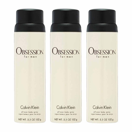 Calvin Klein Obsession for Men Body Spray - 5.4 fl Oz - 3 Pack