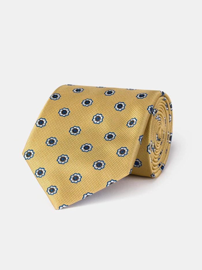 Camel Printed Tie 9cm - BRABION