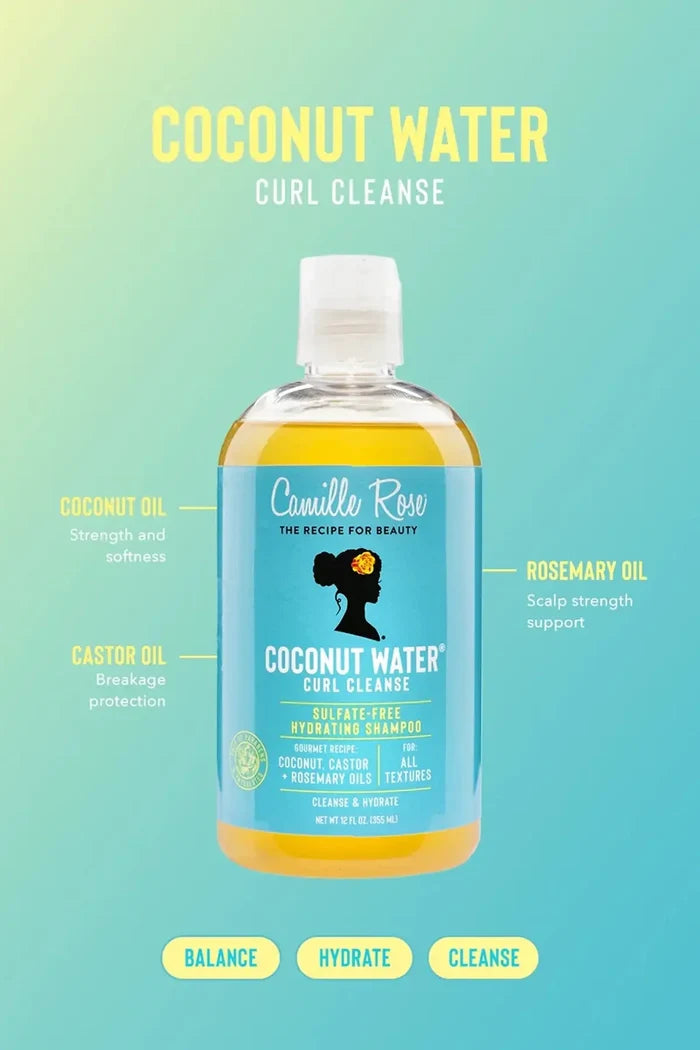 CAMILLE ROSE COCONUT WATER CURL CLEANSE SULFATE-FREE SHAMPOO CAMILLE ROSE