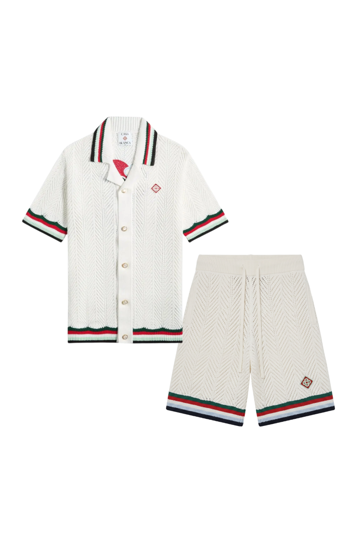 Full Set / White Green Red / S