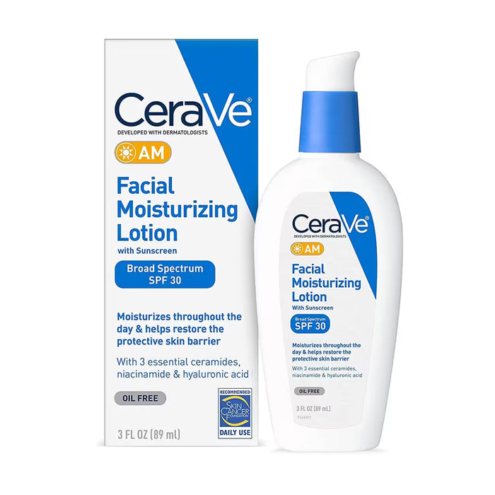 CeraVe AM Facial Moisturizing Lotion with SPF 3 oz - 12 Pack