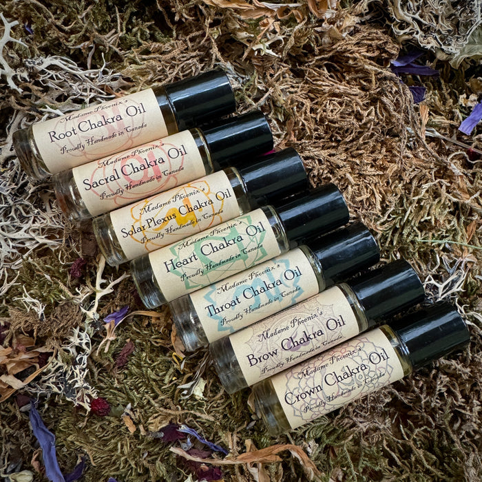 Chakra Healing Essential Oil Blend Rollers (FULL SET)