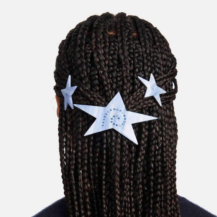Chunks Hair Clip Pack in Stars