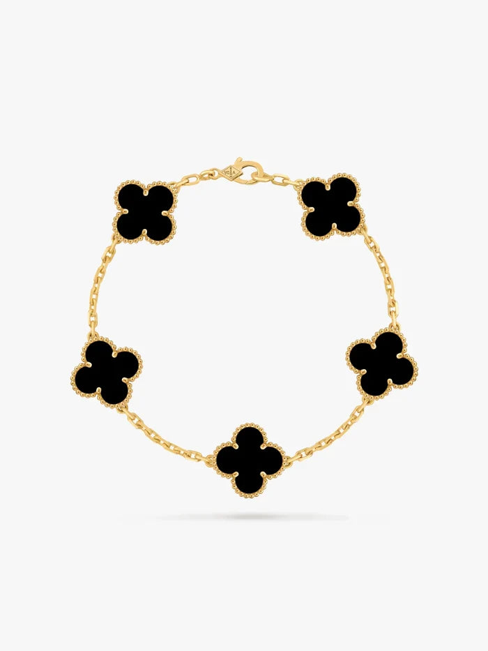 Clover black- Armband