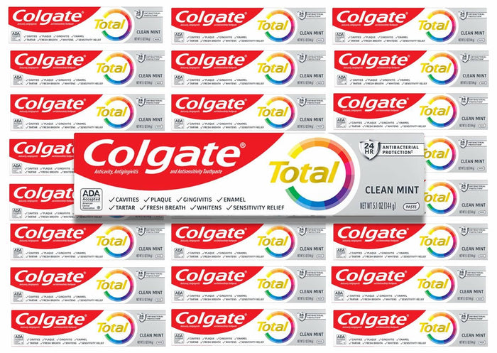 Colgate - Total Antibacterial Protection Toothpaste Mint 5.1 oz - 24 Pack