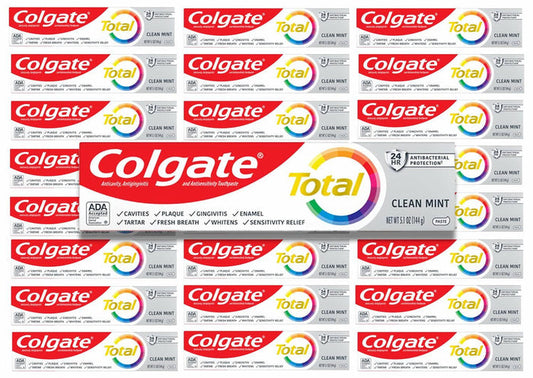 Colgate - Total Antibacterial Protection Toothpaste Mint 5.1 oz - 24 Pack