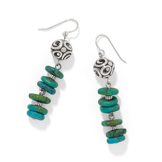 Contempo Sonoma Verde Blue French Wire Earrings