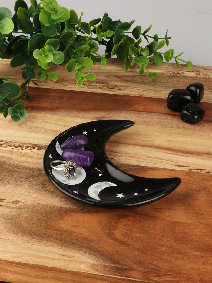 Crescent Moon Trinket Dish | One Colour-Image 1