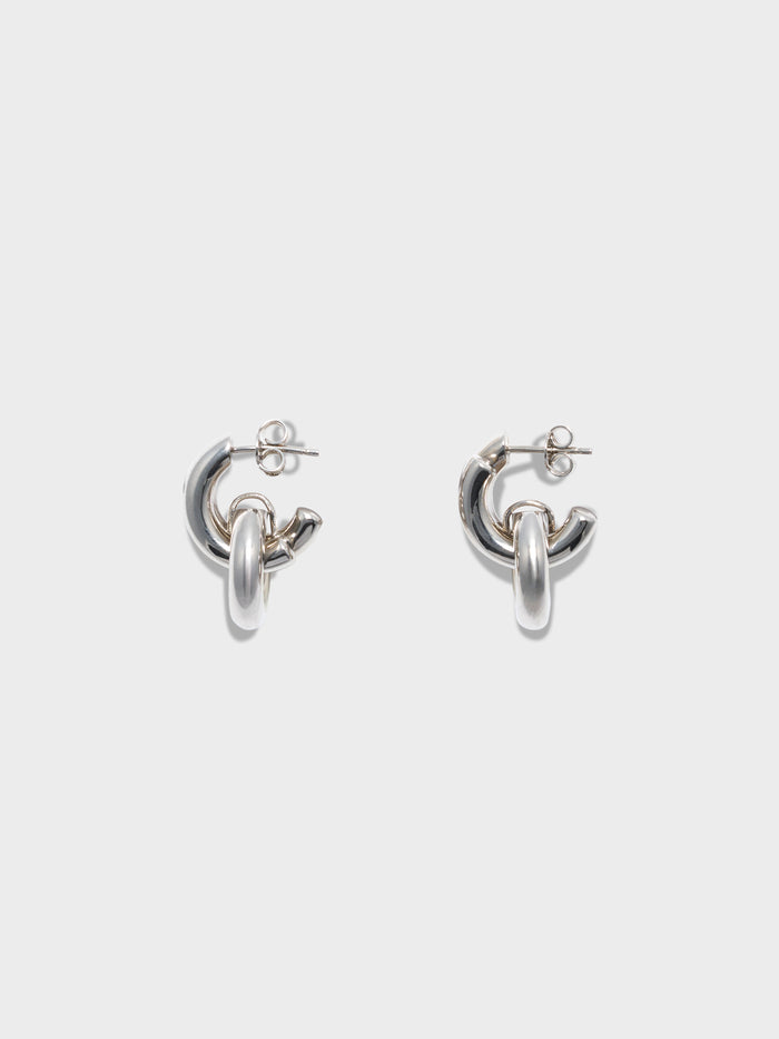 Cyrus Palladium-Plated Hoop Earrings