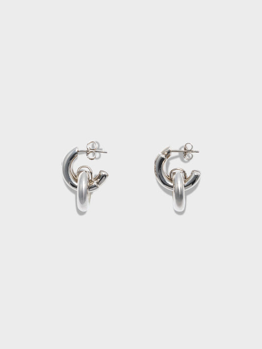 Cyrus Palladium-Plated Hoop Earrings