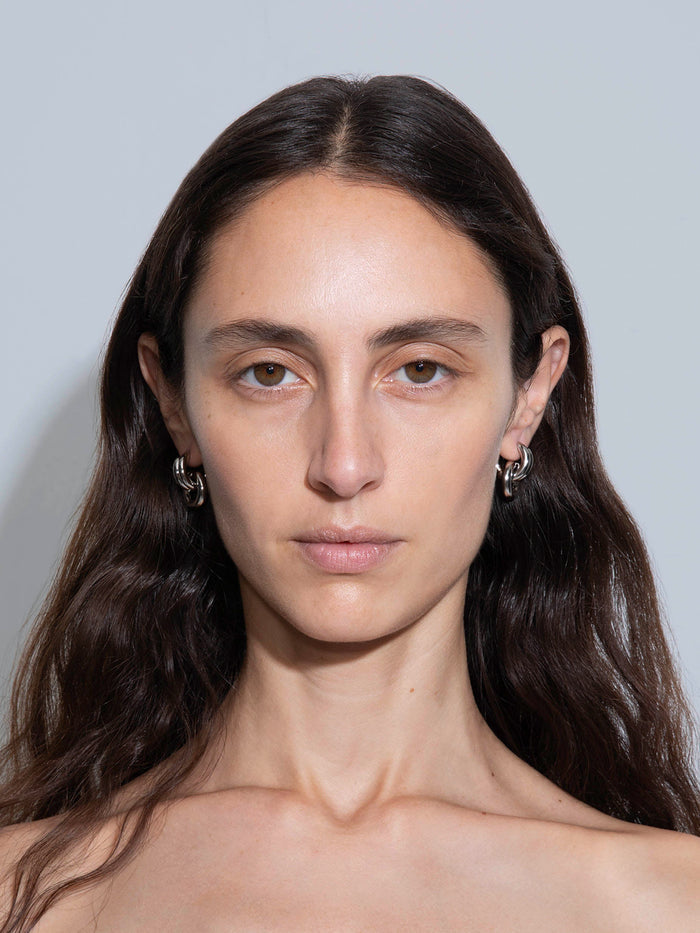 Cyrus Palladium-Plated Hoop Earrings