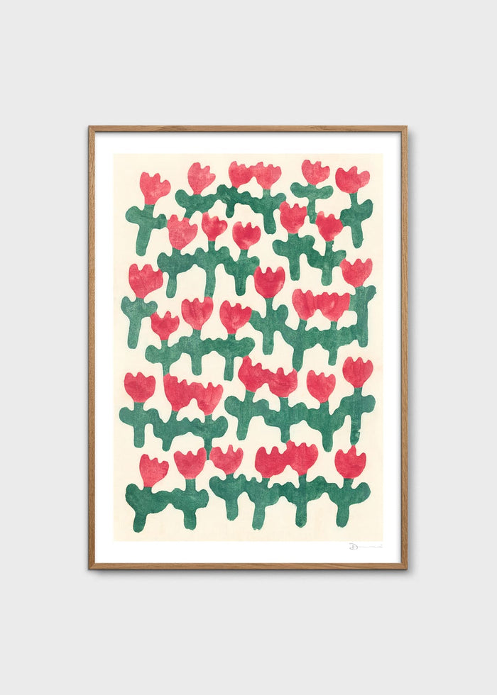 Dancing Red Flowers by Donchi