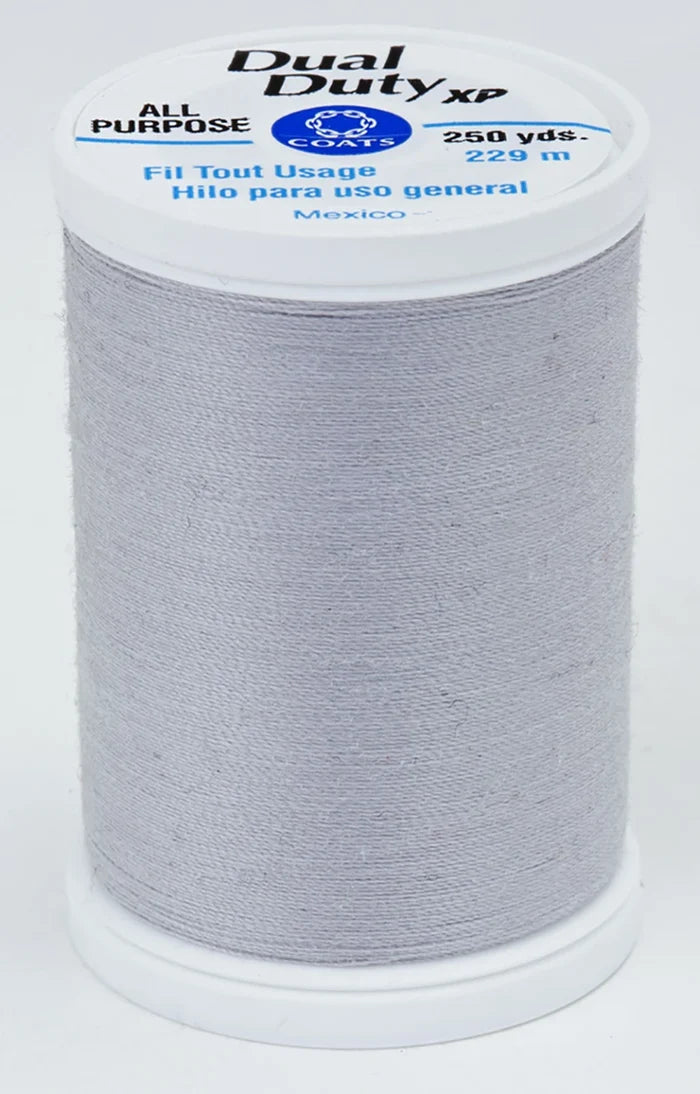 Dark Silver- Dual Duty XP Polyester Thread 250yds