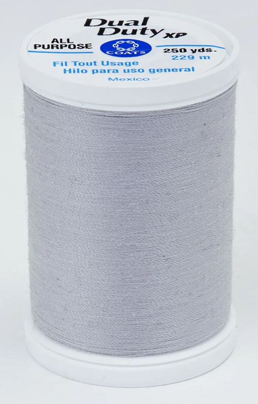 Dark Silver- Dual Duty XP Polyester Thread 250yds