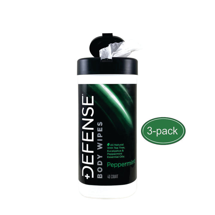 Defense Body Wipes Peppermint Scent - Takedown Distribution