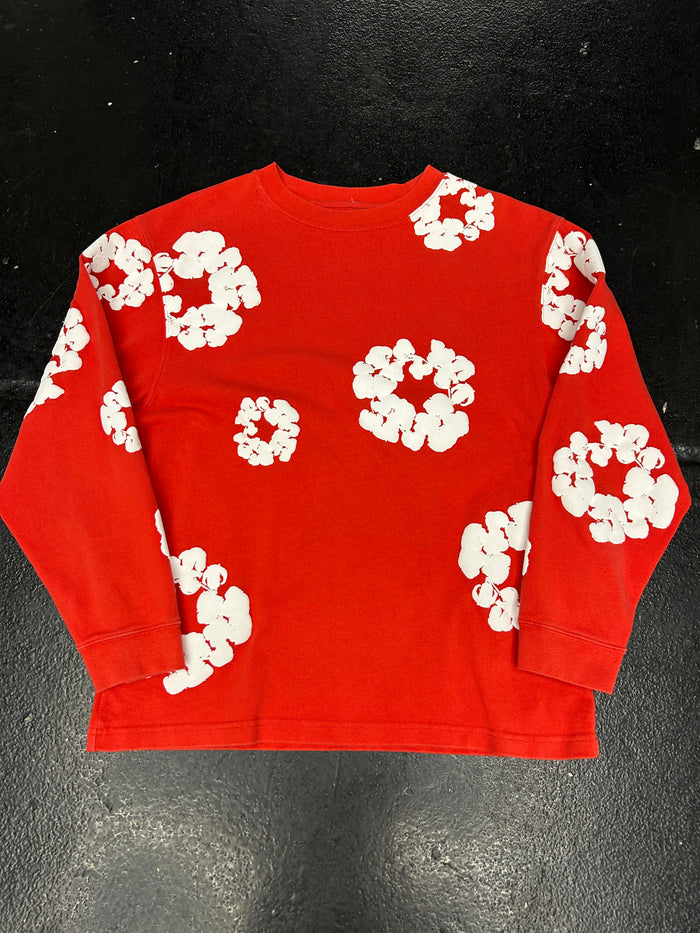 DENIM TEARS RED LONG SLEEVE (PRE-OWNED)
