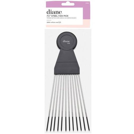 Diane Steel Fan Pick - 7 1/2" # D149 - Palms Fashion Inc.