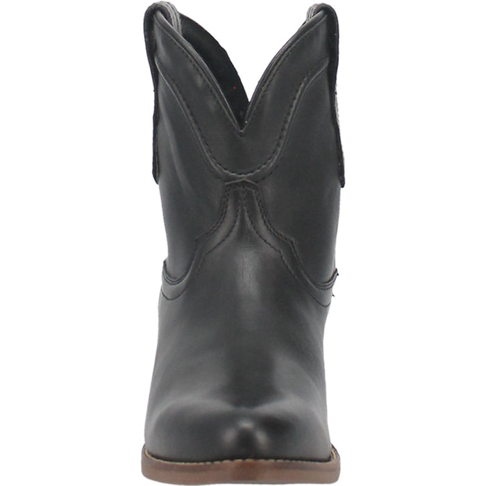 Dingo Black Leather Bootie