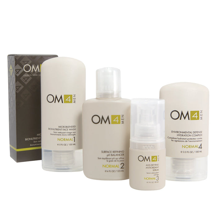 DISCONTINUED - Normal 4-Step RegiMEN & Travel Bag | OM4Men