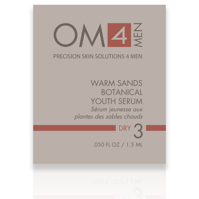 DISCONTINUED - Warm Sands Botanical Youth Serum - Dry Step 3 | OM4Men