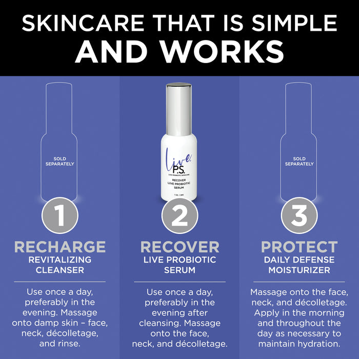 Discontinued -Recover Live Probiotic Serum | Live P.S.