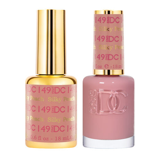 DND DC Duo Gel & Nail Polish 149 - Silky Peach