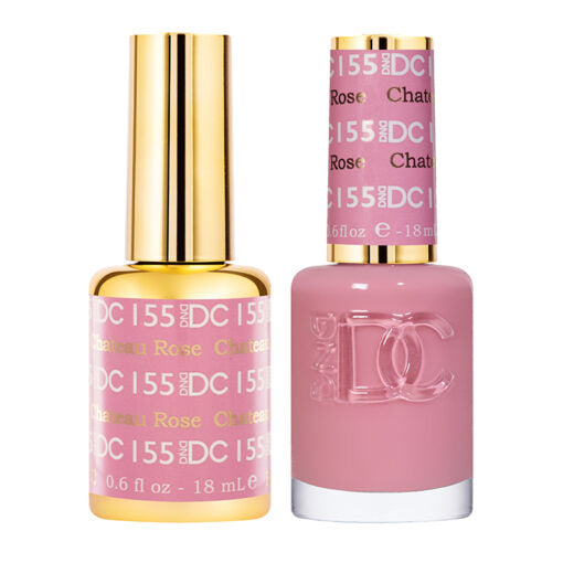 DND DC Duo Gel & Nail Polish 155 - Chateau Rose