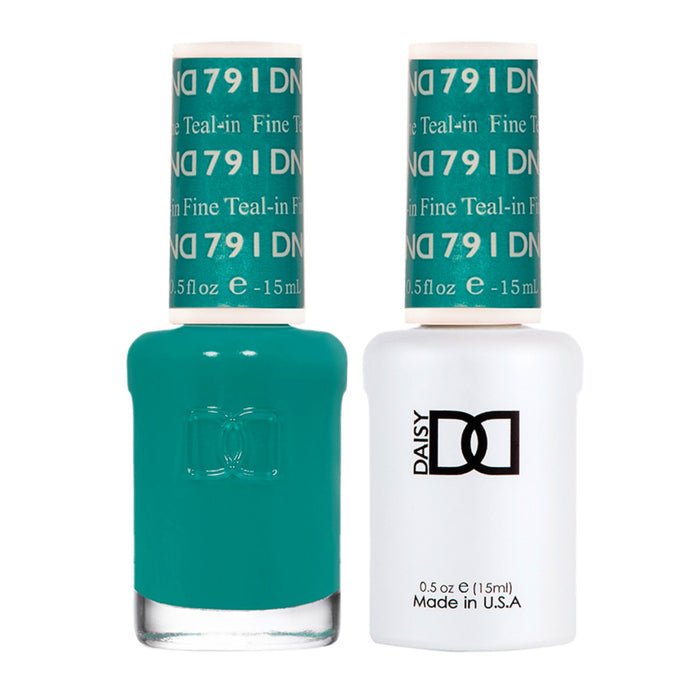 DND Gel Nail Polish Duo 791 - Teal-in Fine