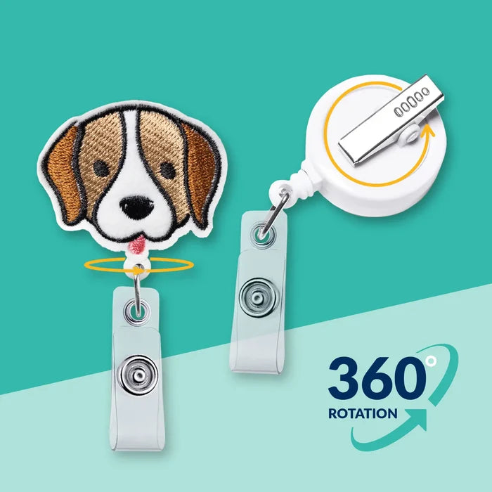 Dog Reel Badge Holder