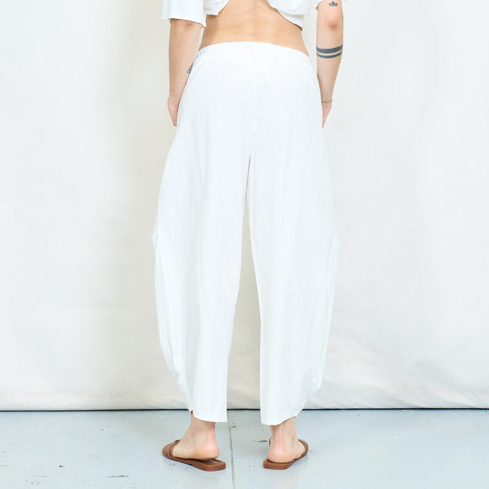 Draped balloon leg trousers wholesale