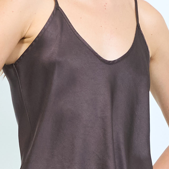 Draped cowl-neck camisole top wholesale