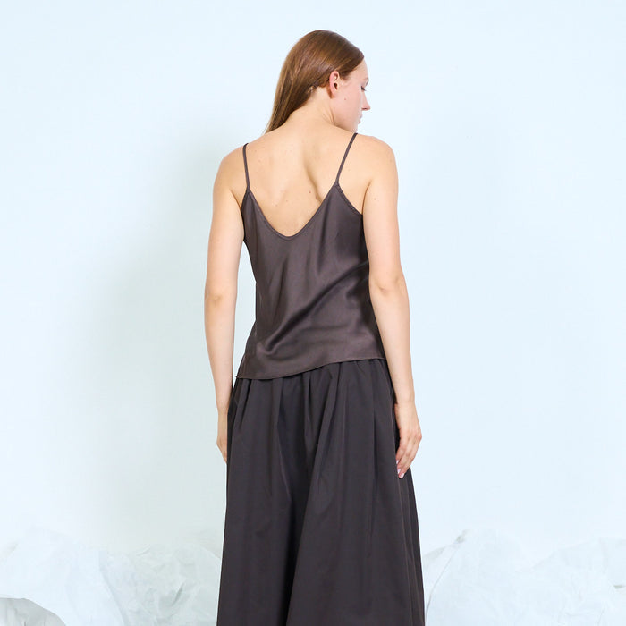 Draped cowl-neck camisole top wholesale