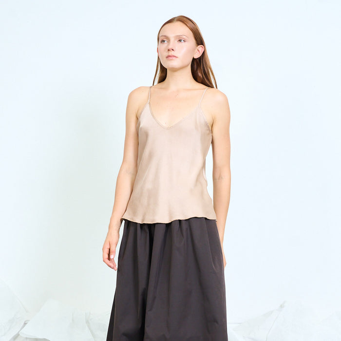 Draped cowl-neck camisole top wholesale