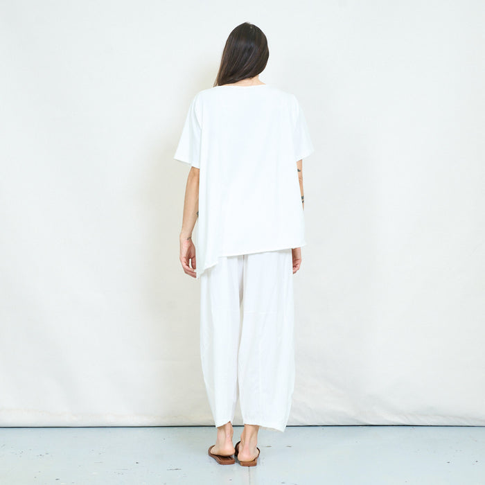 Drawstring draped pocket top wholesale