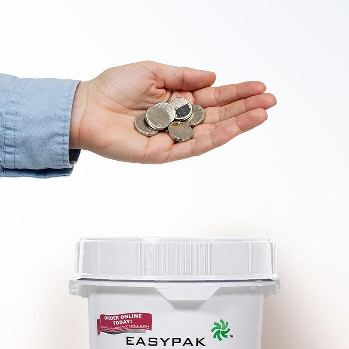 TerraCycle 0.6 gallons Easypak™ Micro Battery Recycling Bucket