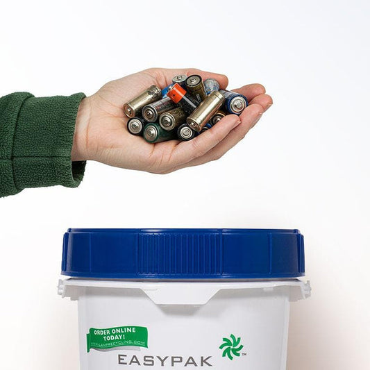 TerraCycle 1 Gallon Easypak™ Mini Battery Recycling Bucket