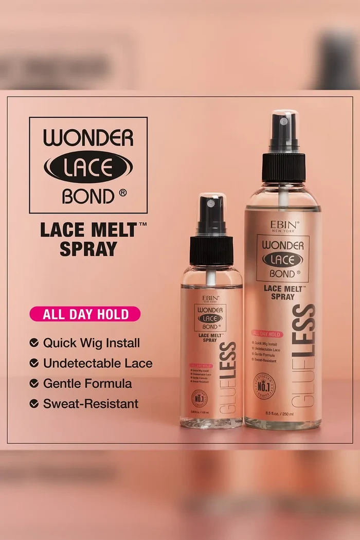 EBIN NEW YORK WONDER LACE BOND GLUELESS LACE MELT SPRAY EBIN NEW YORK