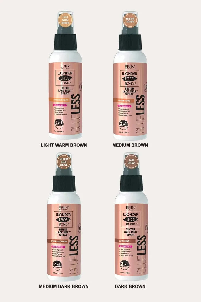 EBIN NEW YORK WONDER LACE BOND GLUELESS TINTED LACE MELT SPRAY EBIN NEW YORK