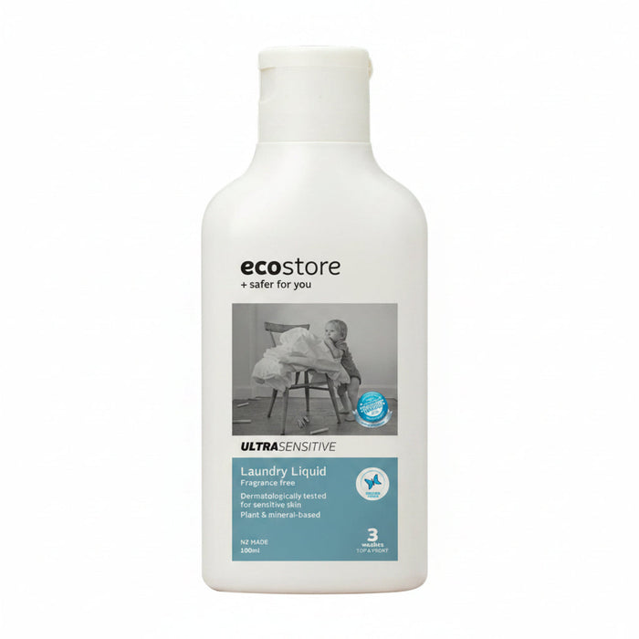 EcoStore Ultra Sensitive Laundry Liquid bottle on a white background