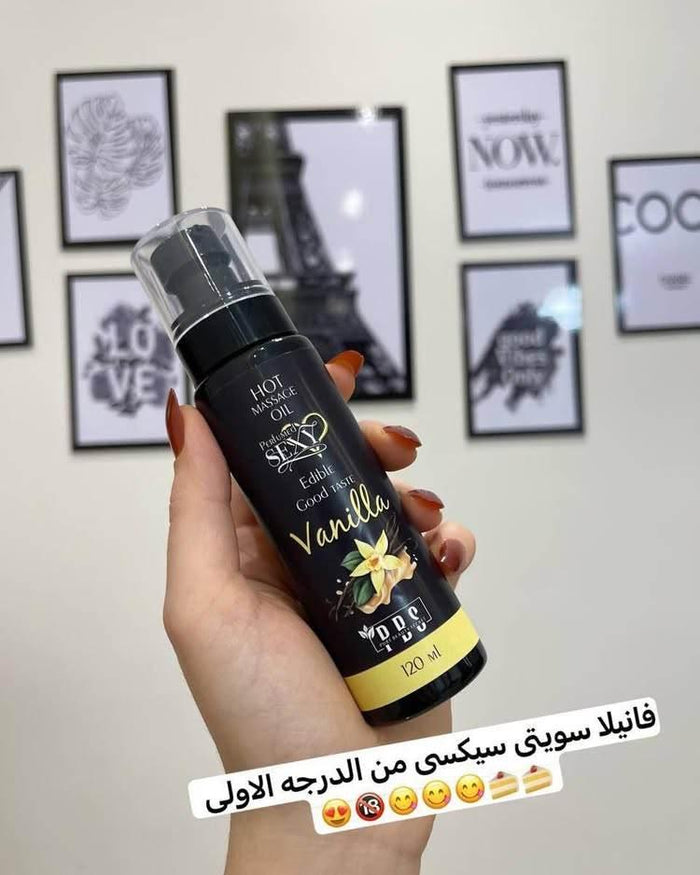Edible Hot Massage Oil – 120ml - - Pinky Cosmetics -- United Arab Emirates -- Pinky Cosmetics