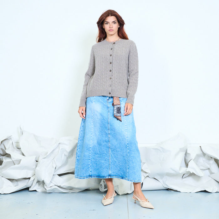 Essential pure wool cardigan wholesale