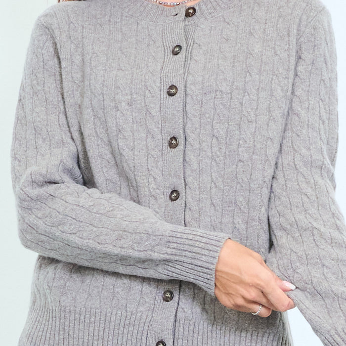 Essential pure wool cardigan wholesale