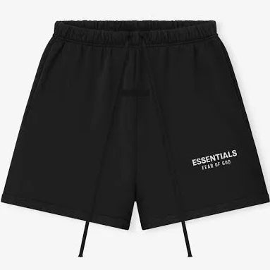 ESSENTIALS BLACK SWEATSHORTS