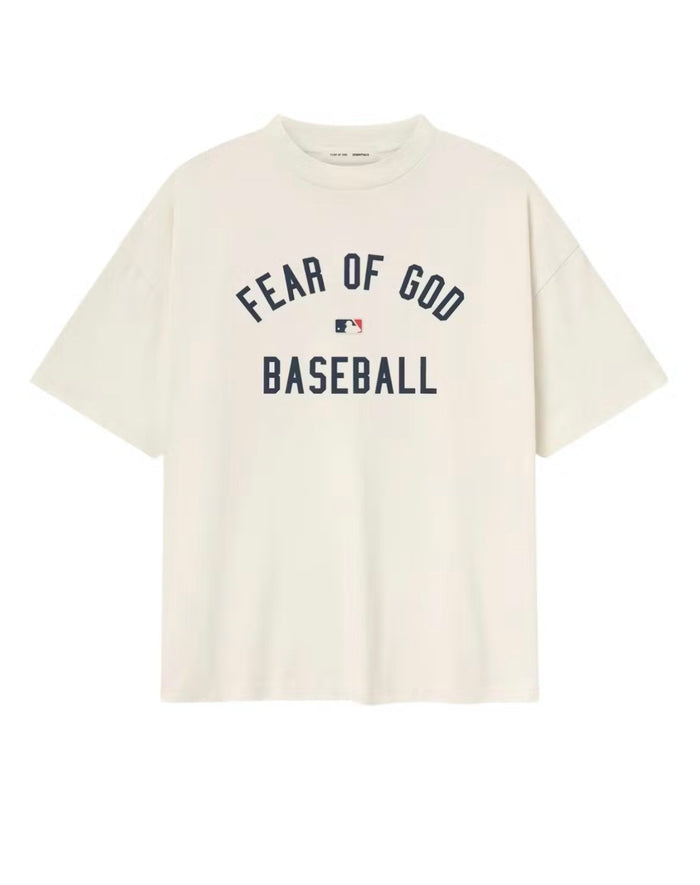 ESSENTIALS FEAR OF GOD MLB BASEBALL CREAM TEE (BRAND NEW)
