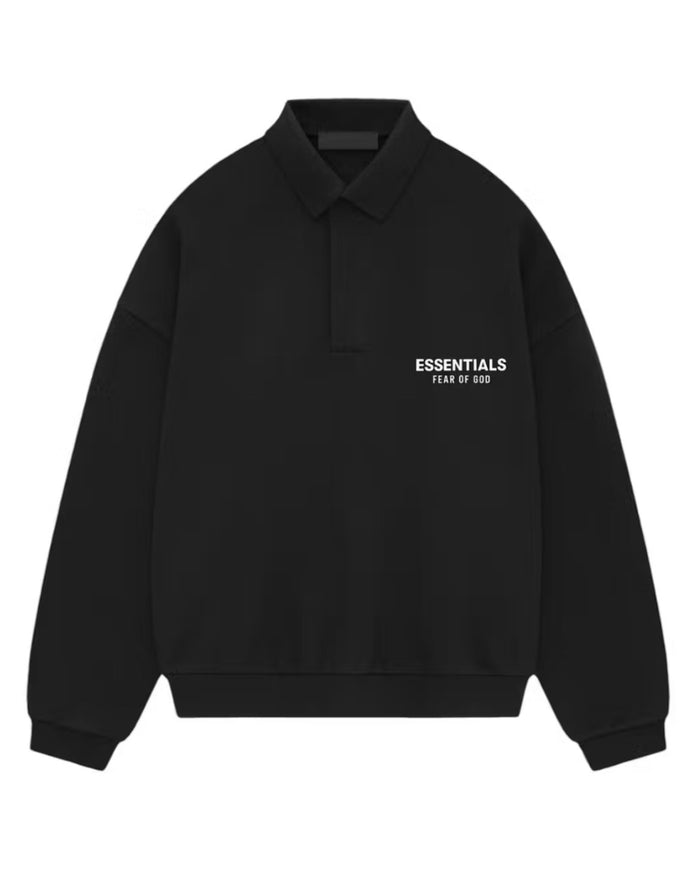 ESSENTIALS FEAR OF GOD POLO BLACK (BRAND NEW)