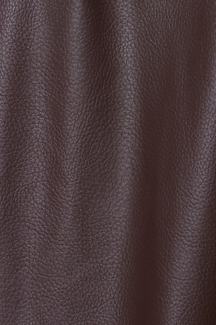 Faux leather slip dress with side lace-up details and back zipper wholesale
